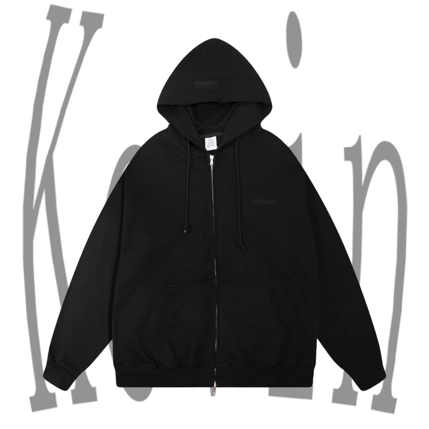 Vetements Zip Hoodie