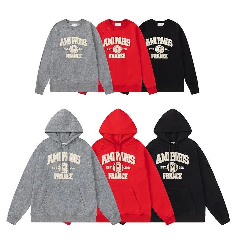 AMI Paris Hoodie and Sweatshir
