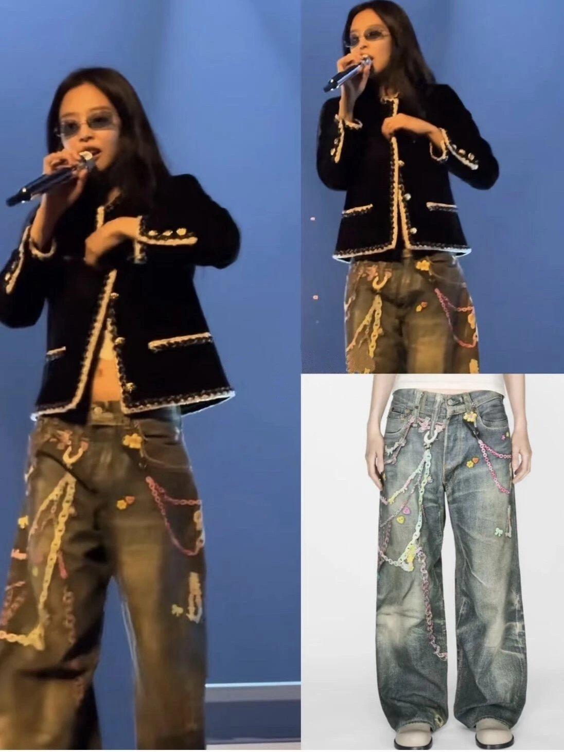 Dior Embroidered Jeans