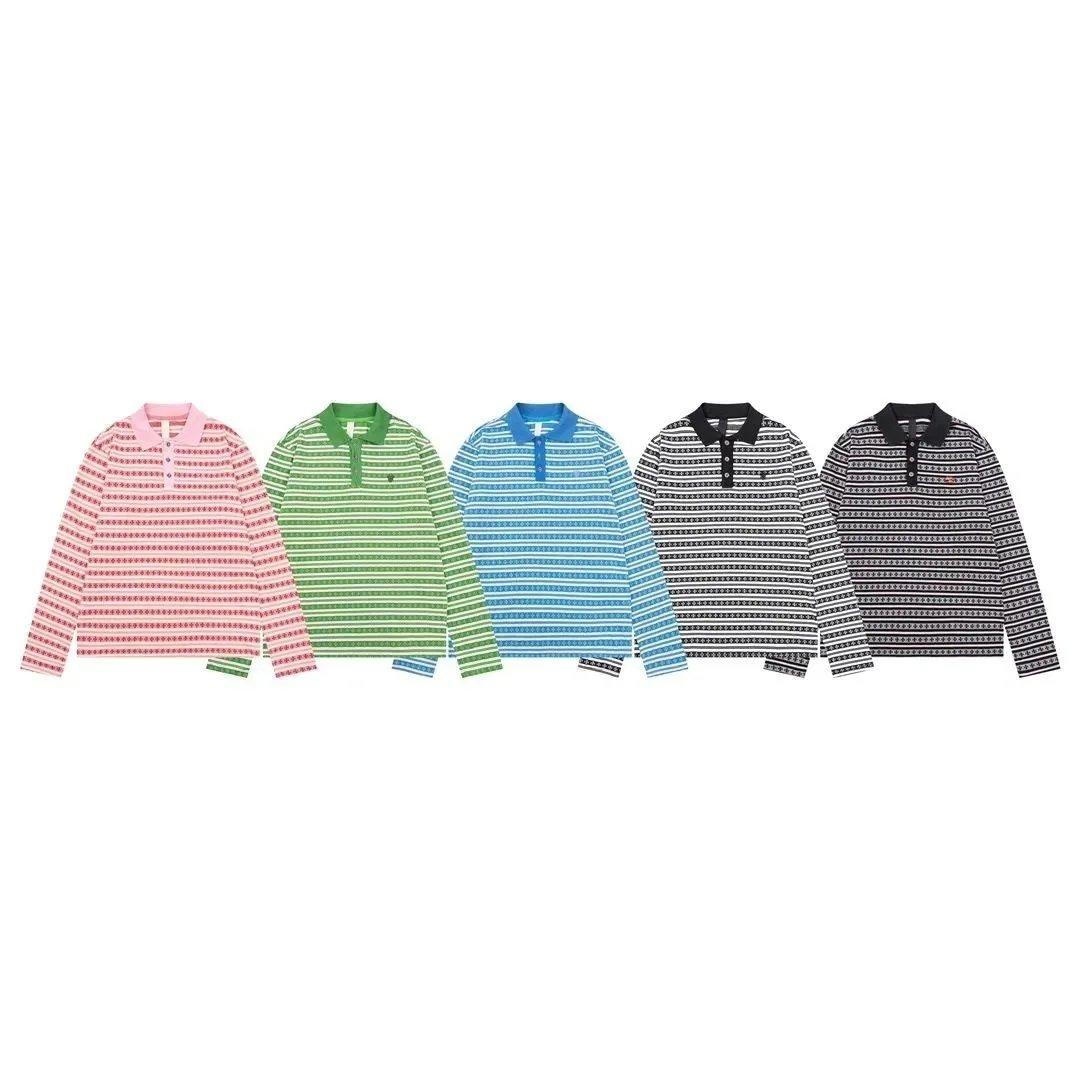 Lacoste Striped Long Sleeve Po