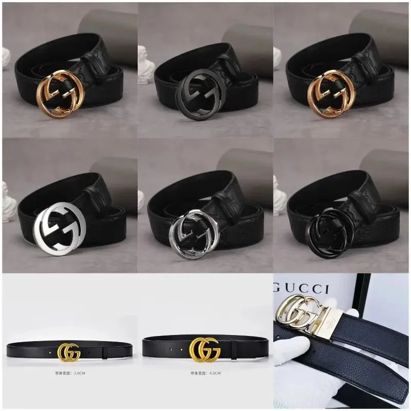 Gucci GG Leather Belt