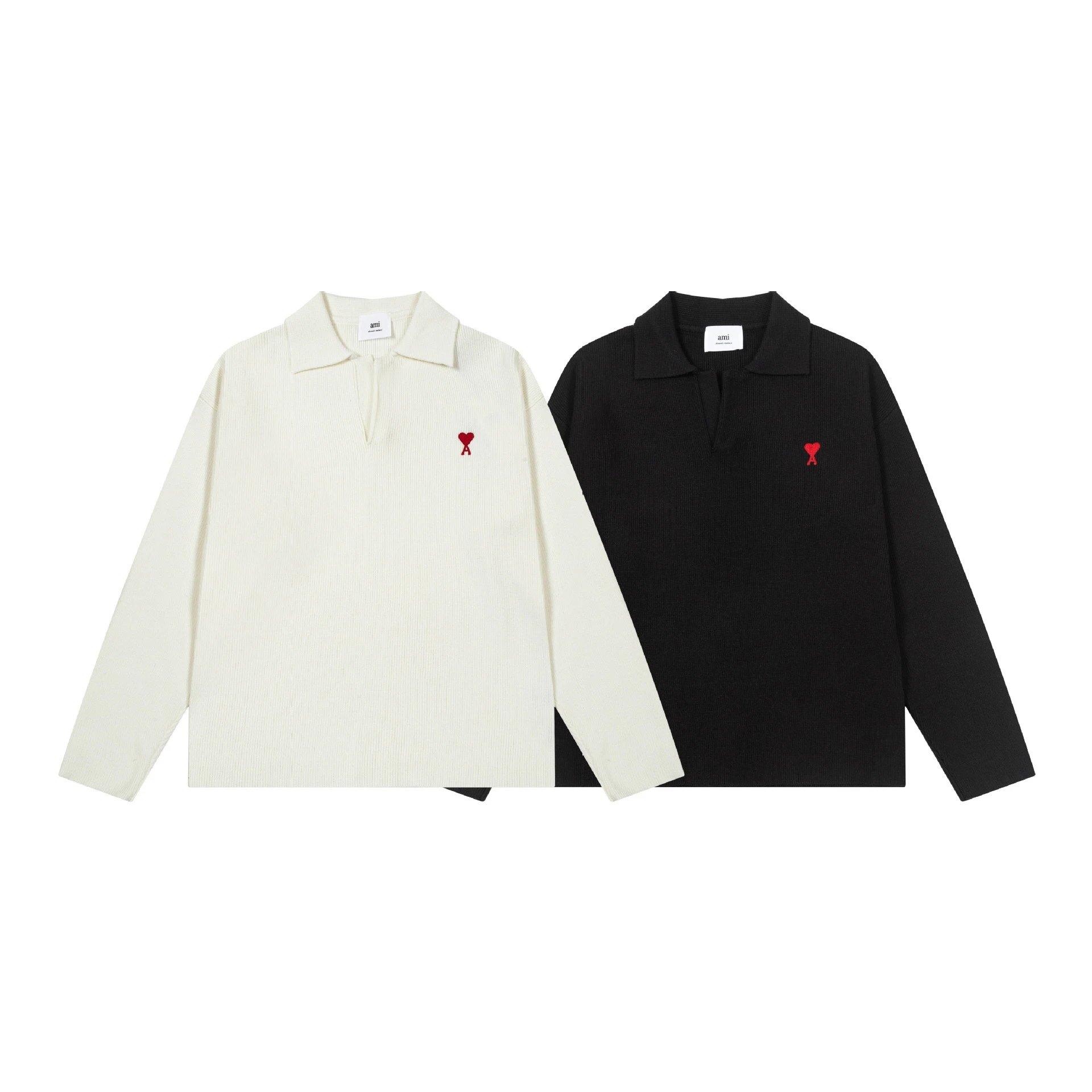 Ami Long Sleeve Polo Shirt