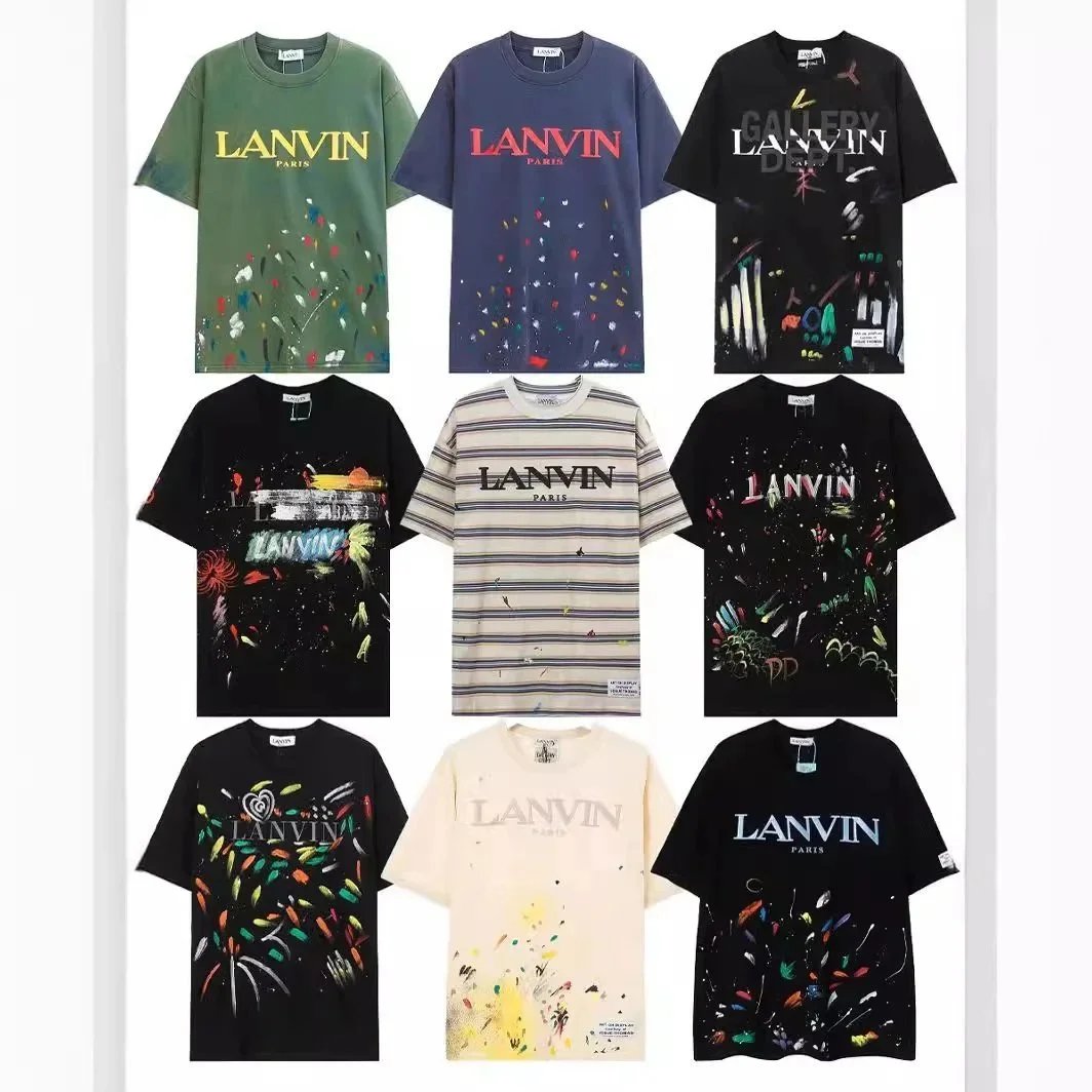Lanvin Painted Logo T-Shirt