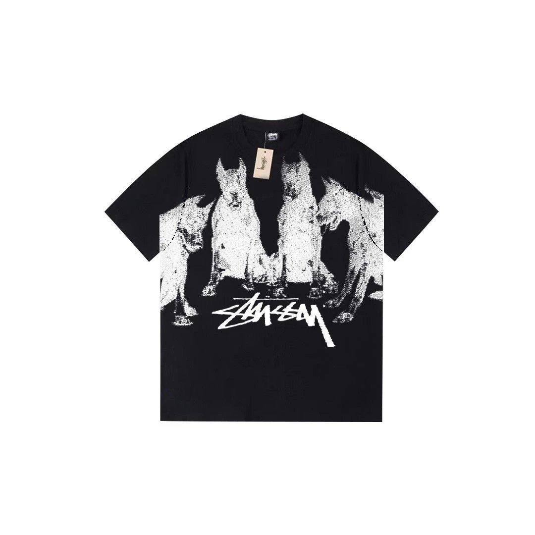 Stussy Dogs Graphic T-Shirt